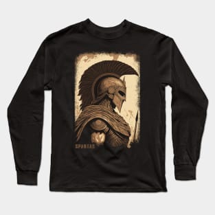 The Unconquerable Spartan Long Sleeve T-Shirt